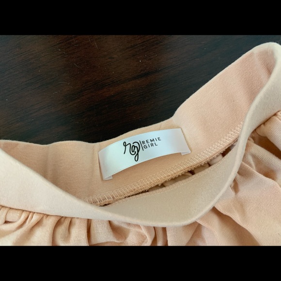 Remie Girl Pocket Skirt in blush pink, size 12 mo - Picture 5 of 6